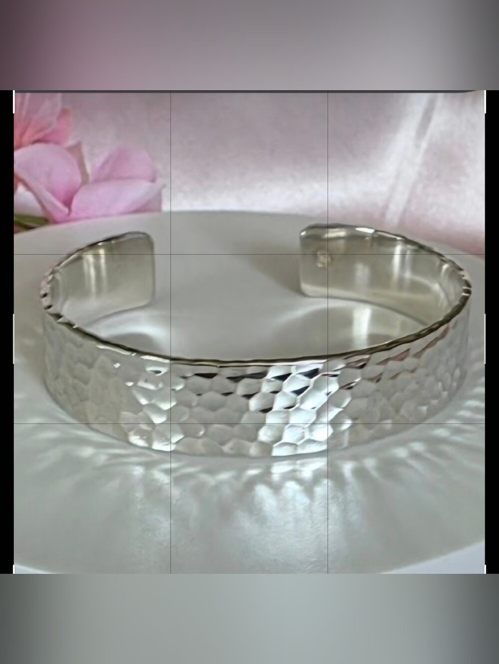 Silpada Sterling Silver Hammered Cuff Bracelet B0851 34 Grams!